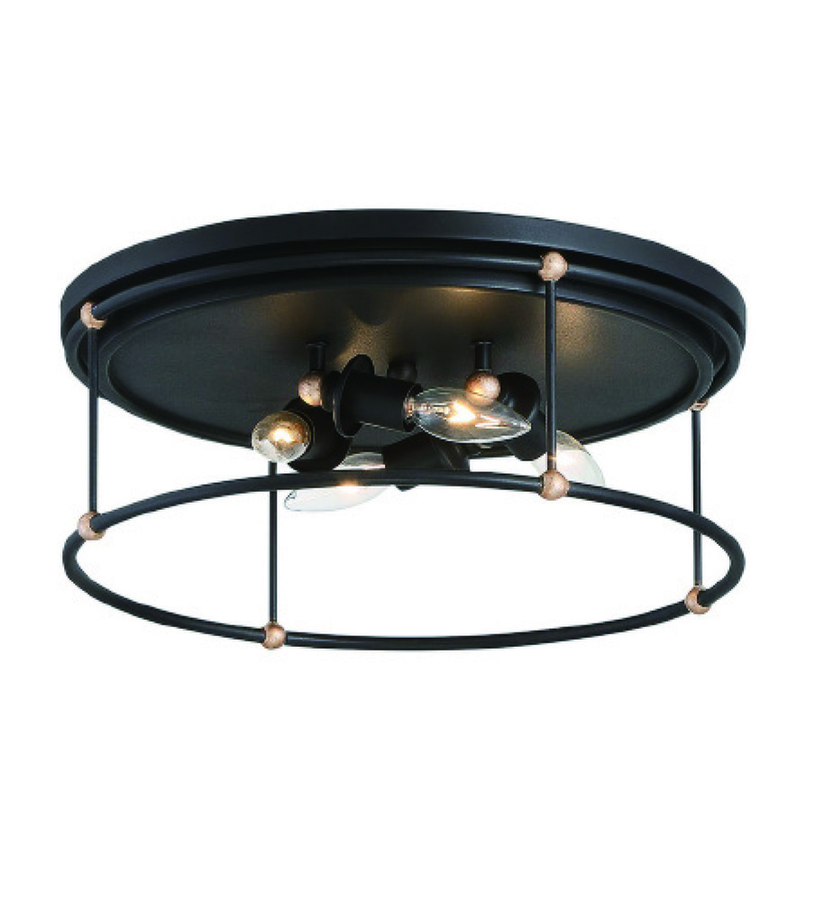 WESTCHESTER COUNTY - 4 LIGHT FLUSH MOUNT