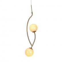 LNC Home HA05050P2 - Cenlindes 2-Light LED Chandelier