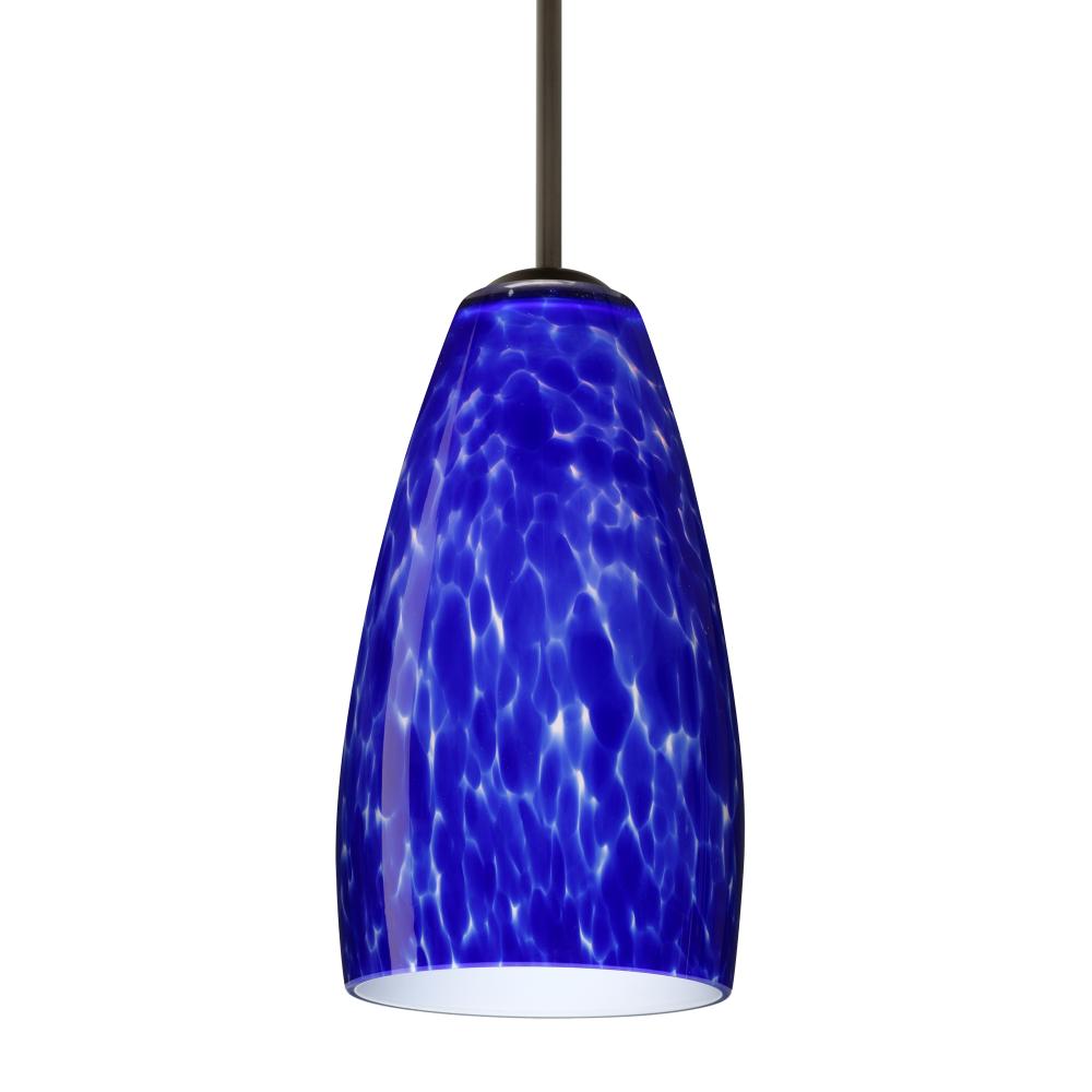 Besa Chrissy Pendant For Multiport Canopy Bronze Blue Cloud 1x50W MAX E12 Base