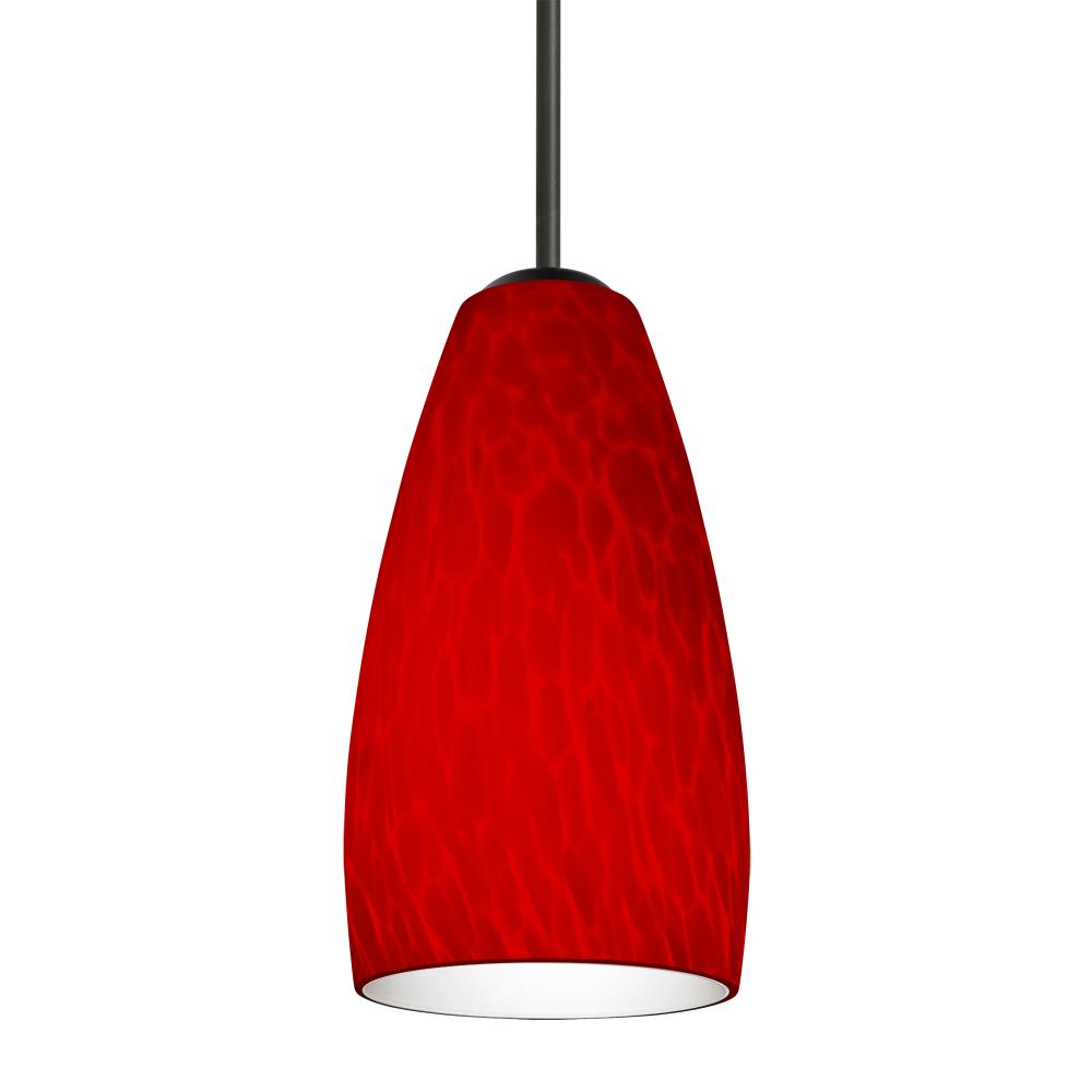 Besa Chrissy Pendant For Multiport Canopy Black Red Cloud 1x50W MAX E26 Base