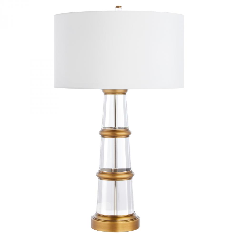Bellamy Table Lamp Designed by J Kent Martin Crystal