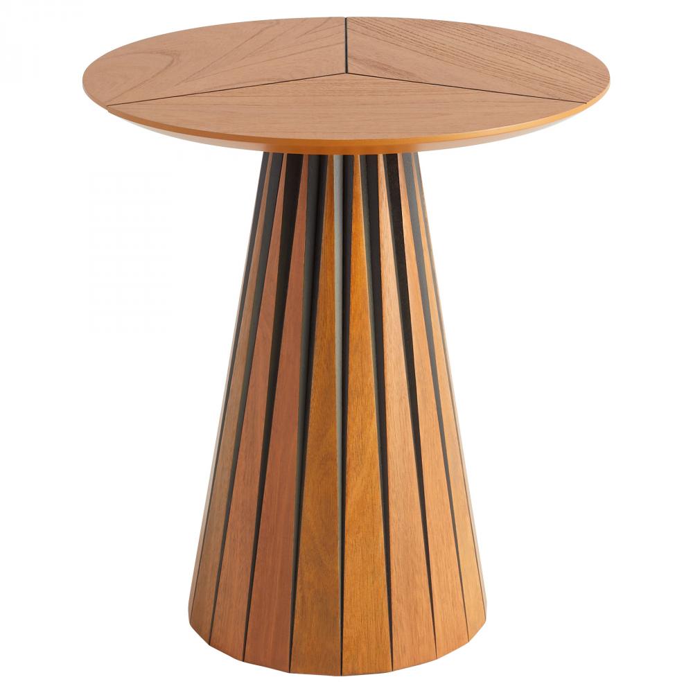 Bourbon Side Table Medium Brown