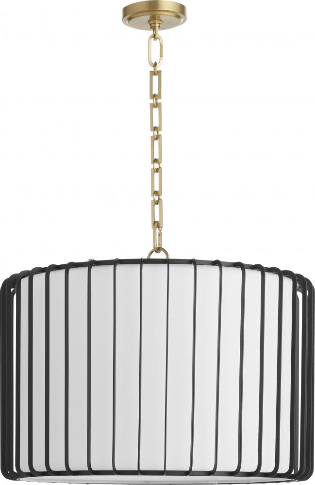 Tuxedo Pendant Black - Medium