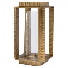 Cyan Designs 11828 - Graycliff Lantern Designed by J Kent Martin Aged Brass - Small