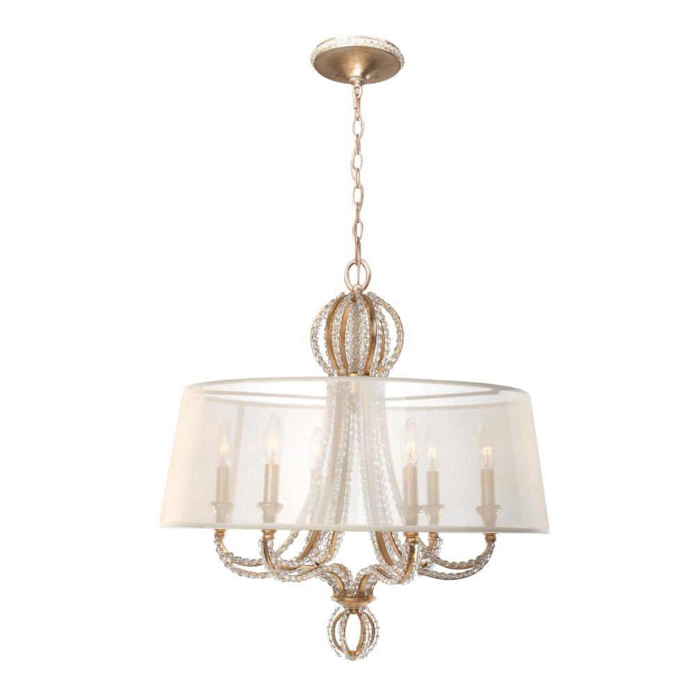 Garland 6 Light Distressed Twilight Chandelier