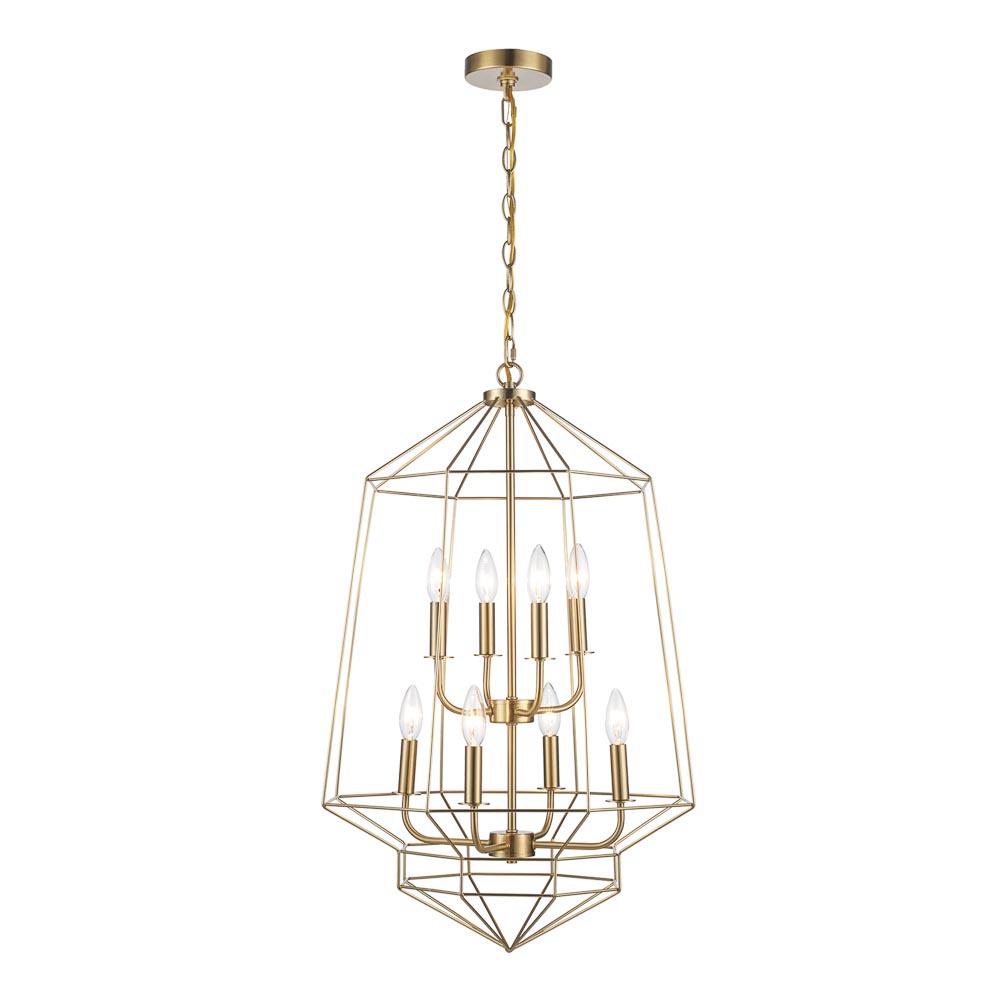 8LT CHAND-OPEN ART DECO-AG