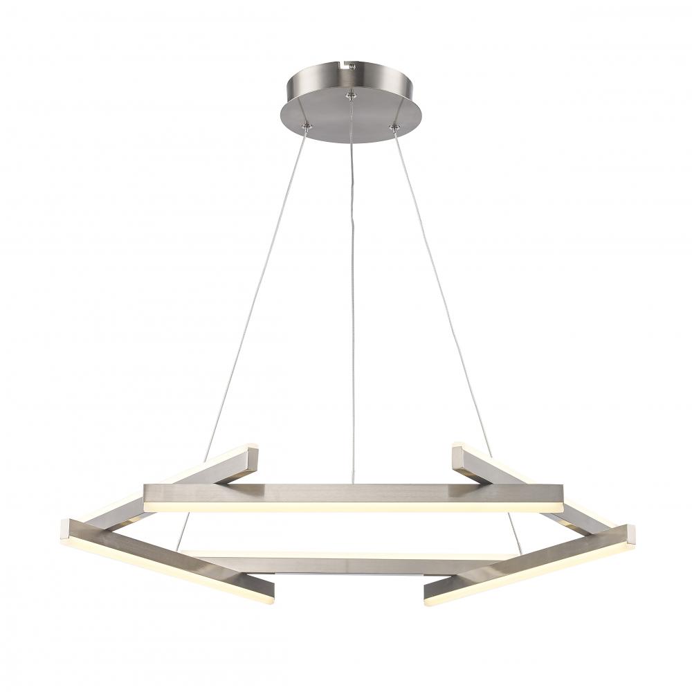 LED PENDANT 6 RODS 47W-BN