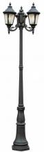 Trans Globe 5048 RT - 3LT POLE-OUTD-SEEDED GLASS