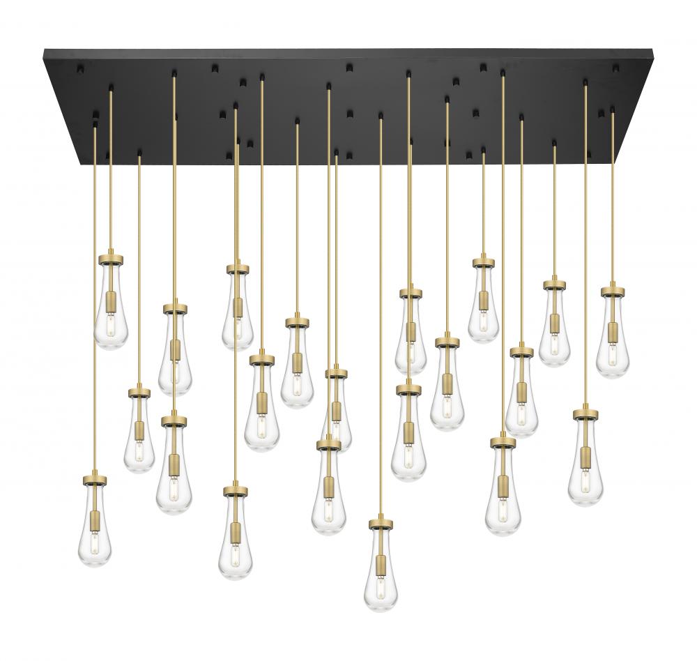 Owego - 21 Light - 71 inch - Brushed Polished Nickel - Multi Pendant