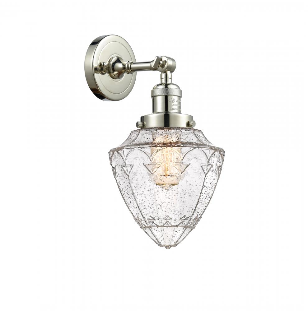 Bullet - 1 Light - 7 inch - Polished Nickel - Adjustable Sconce