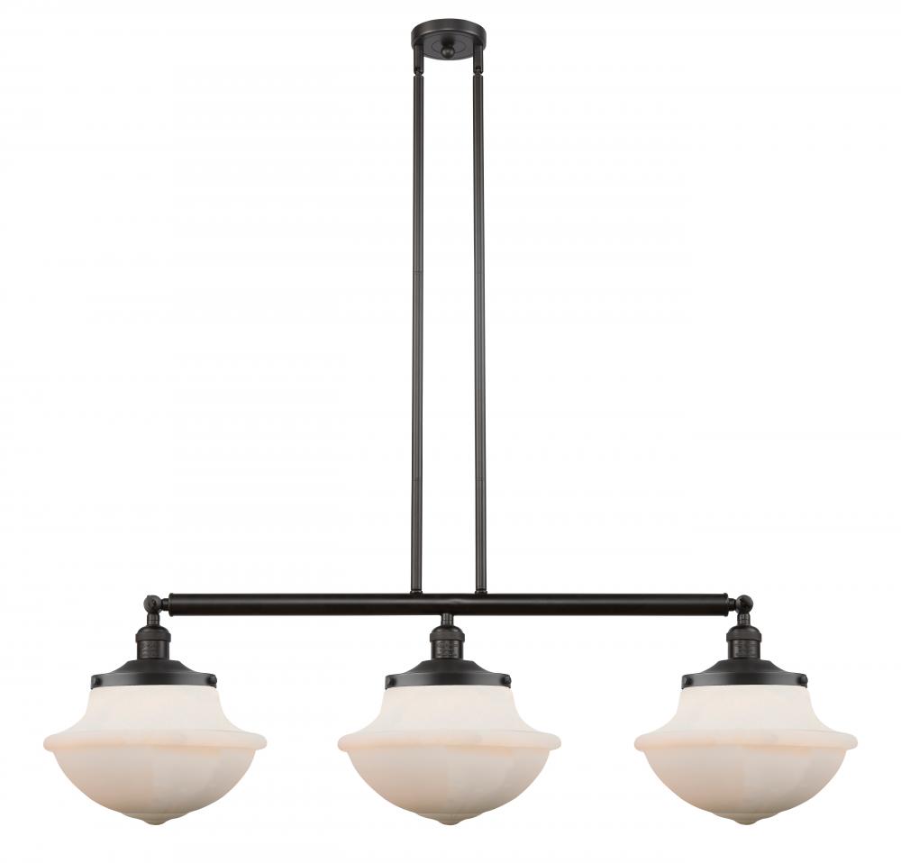 Oxford - 3 Light - 42 inch - Oil Rubbed Bronze - Stem Hung - Adjustable Island Light