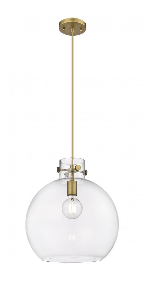 Newton Sphere - 1 Light - 14 inch - Chanpagne Bronze - Cord hung - Pendant