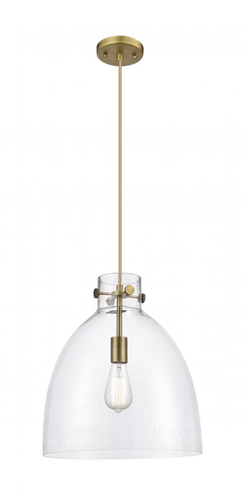 Newton Bell - 1 Light - 14 inch - Chanpagne Bronze - Cord hung - Pendant