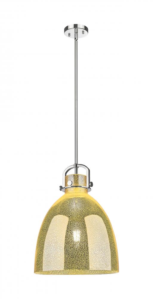 Newton Bell - 1 Light - 14 inch - Polished Nickel - Pendant