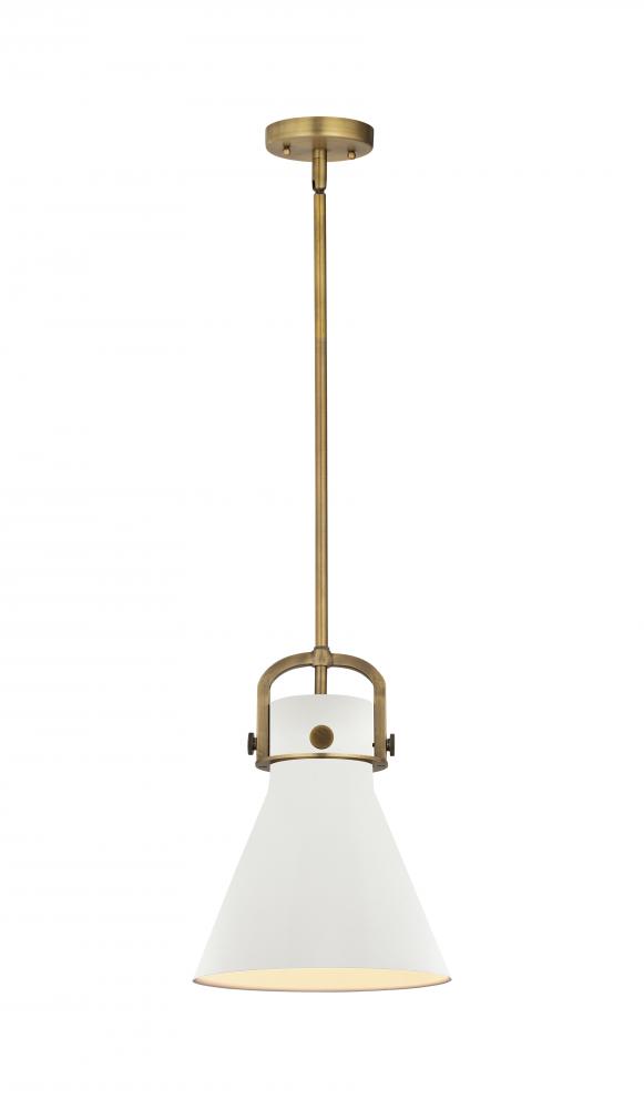 Newton Cone - 1 Light - 10 inch - Champagne Bronze - Mini Pendant