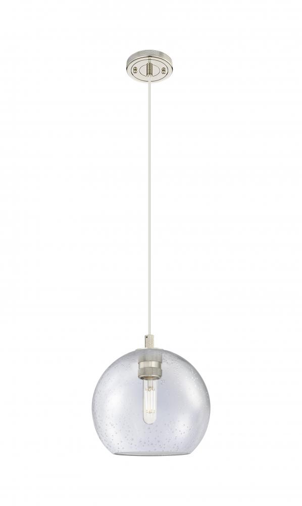 Crown Point - 1 Light - 8 inch - Polished Nickel - Pendant