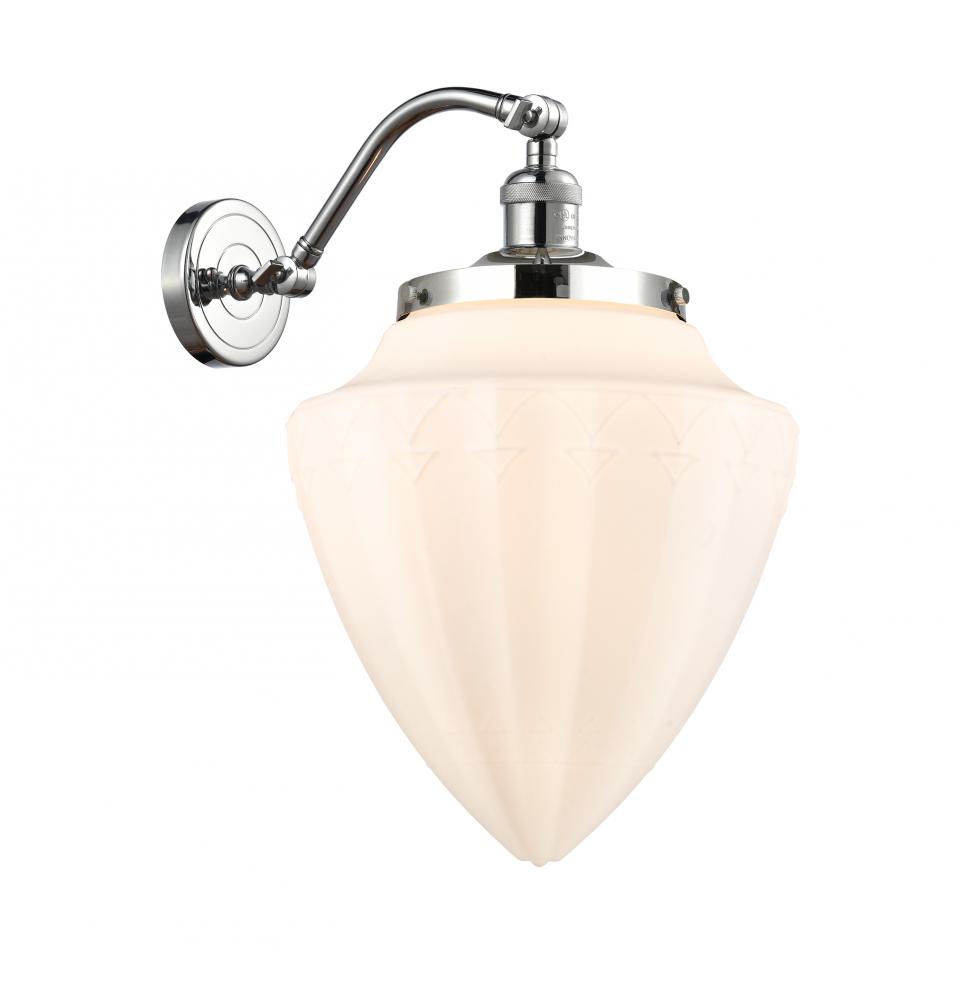Bullet - 1 Light - 12 inch - Polished Chrome - Adjustable Sconce