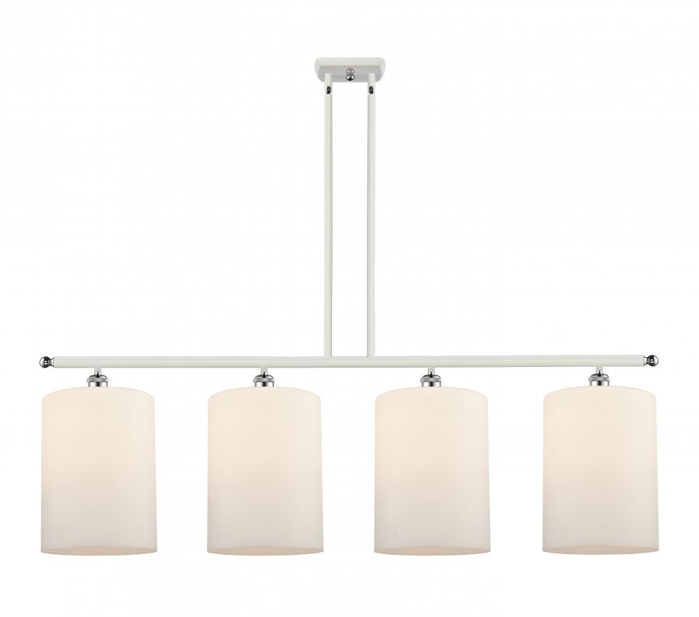 Cobbleskill - 4 Light - 48 inch - White Polished Chrome - Cord hung - Island Light
