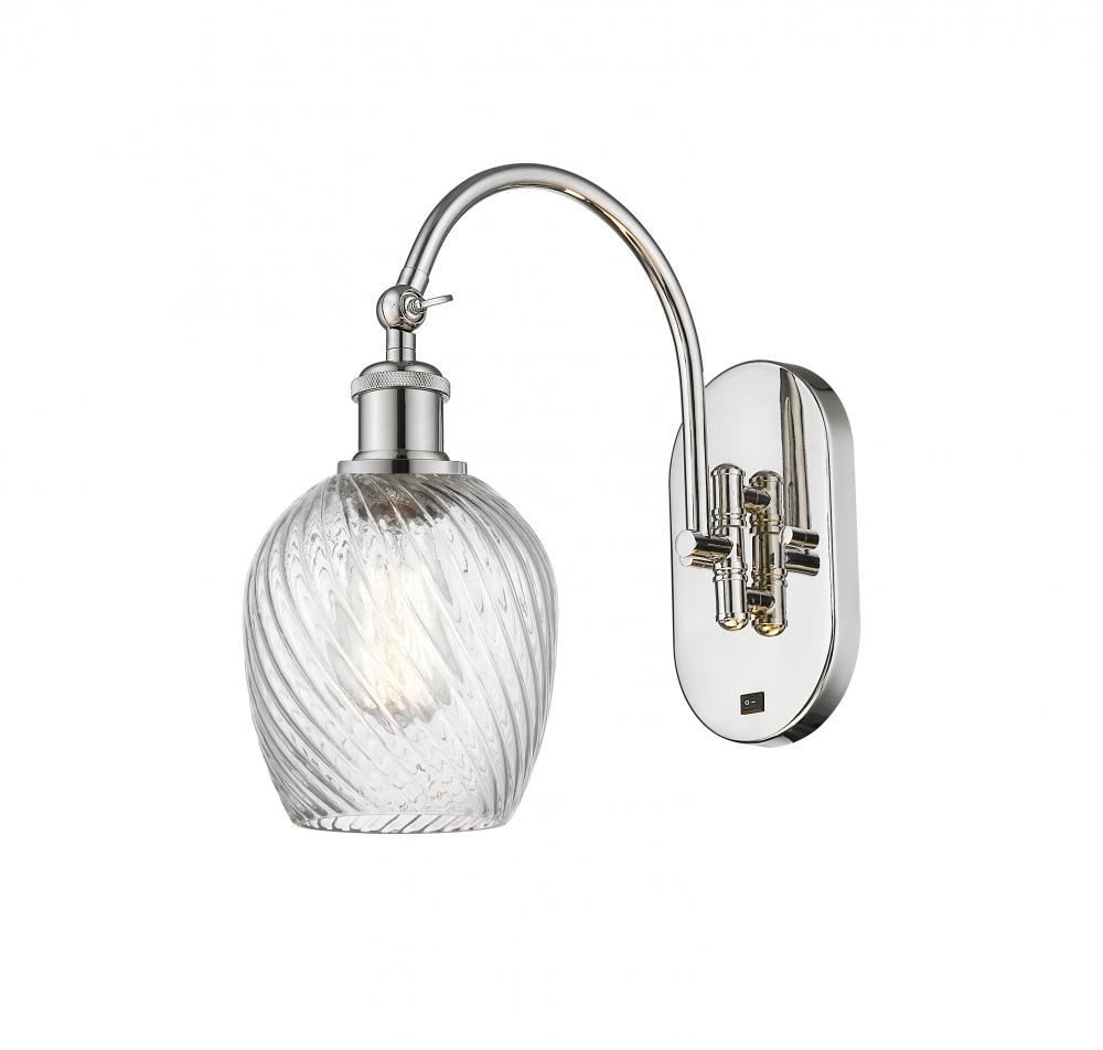 Salina - 1 Light - 6 inch - Polished Nickel - Adjustable Swing Arm