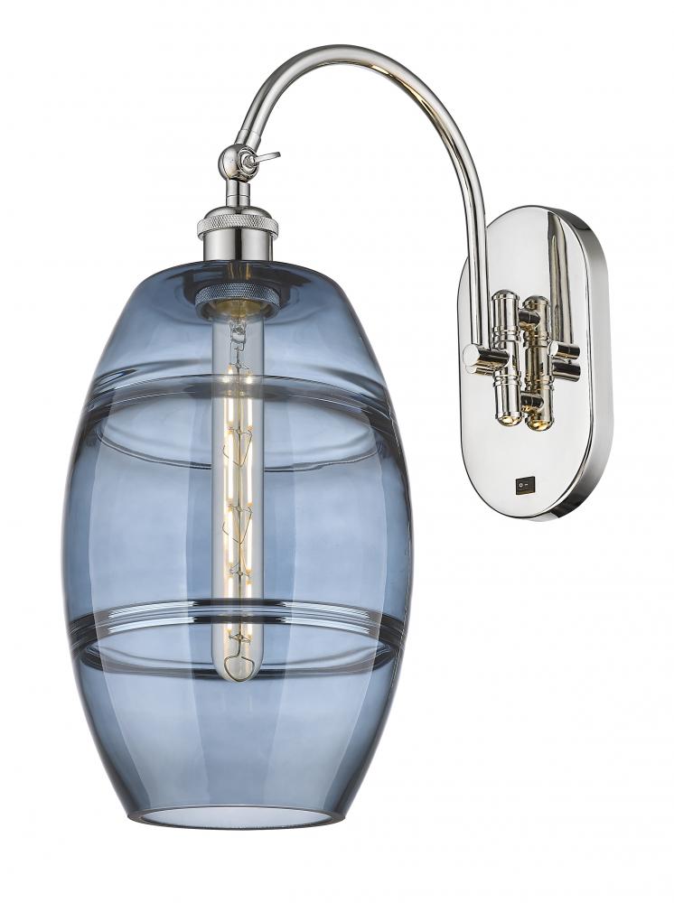 Vaz - 1 Light - 8 inch - Polished Nickel - Adjustable Swing Arm