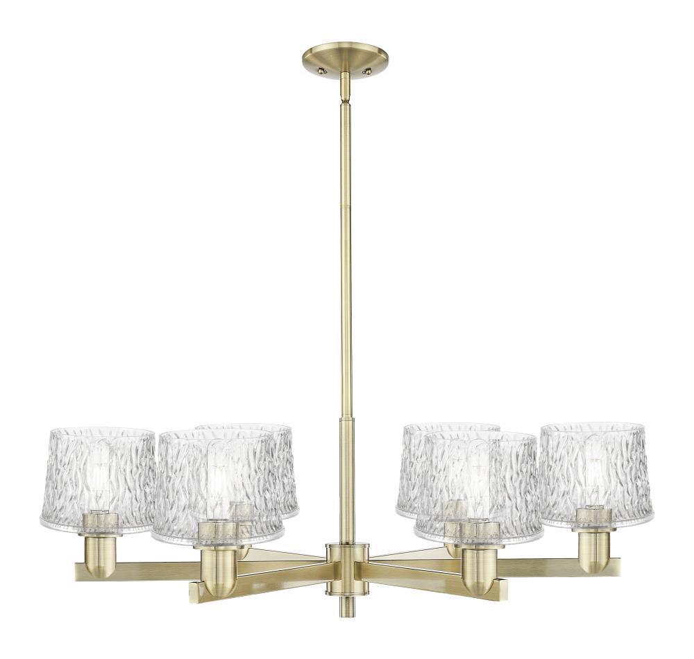 Niagara - 6 Light - 36 inch - Antique Copper - Stem hung - Chandelier