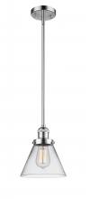 Innovations Lighting 201S-PC-G42-LED - Cone - 1 Light - 8 inch - Polished Chrome - Stem Hung - Mini Pendant