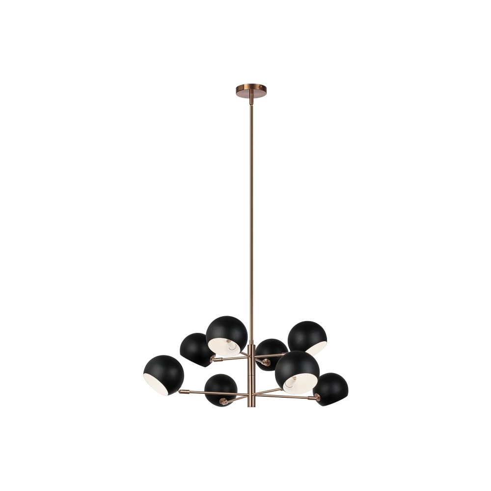 Orb Matte Black Pendant