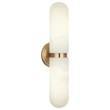 Matteo Lighting S01912AG - Capsula Aged Gold Brass Wall Sconce