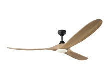 Visual Comfort & Co. Fan Collection 3MAVSM70MBKNHD - Maverick Smart 70 LED - Midnight Black
