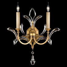 Fine Art Handcrafted Lighting 761350ST - Beveled Arcs 22"H Sconce